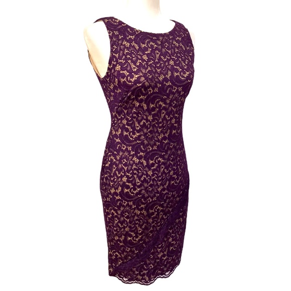 Ralph Lauren Lace Sheath Women’s Dress - 4 Petite - Picture 5 of 17